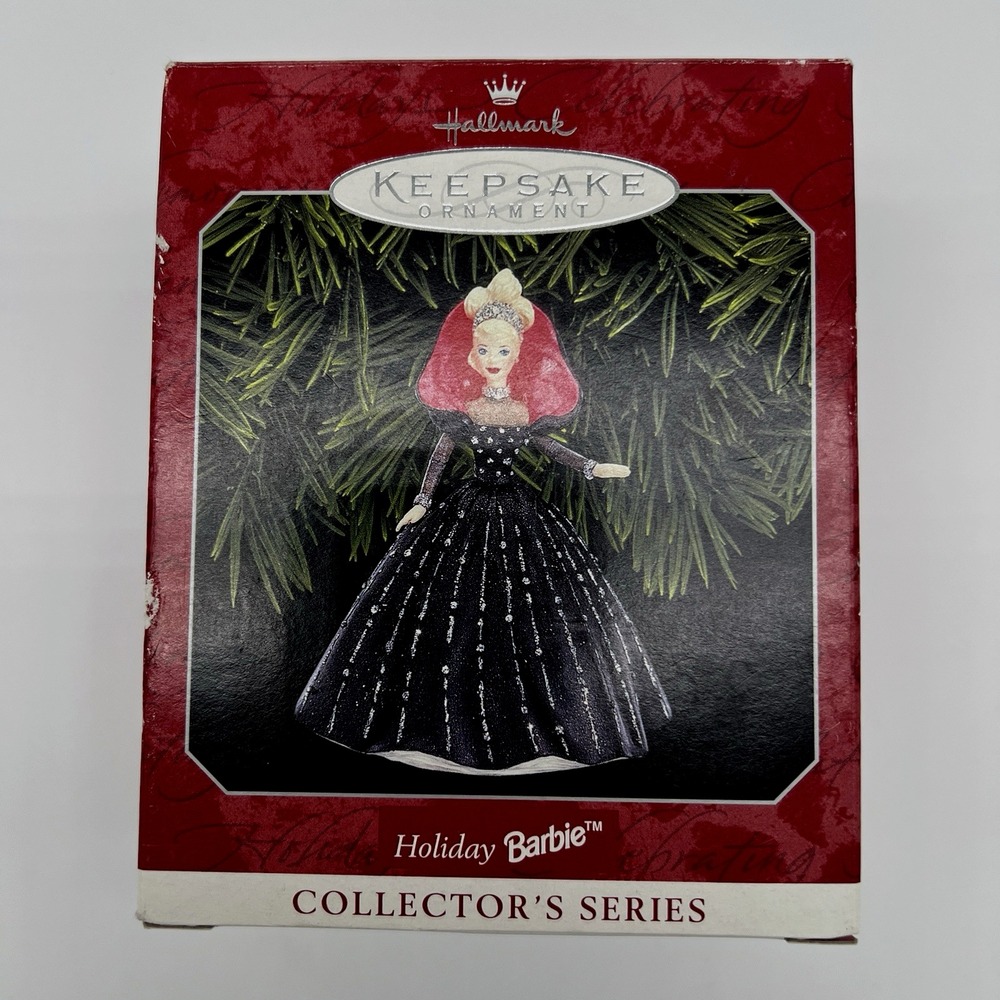1997 Vintage Hallmark Keepsake Holiday Barbie Christmas Ornament‎